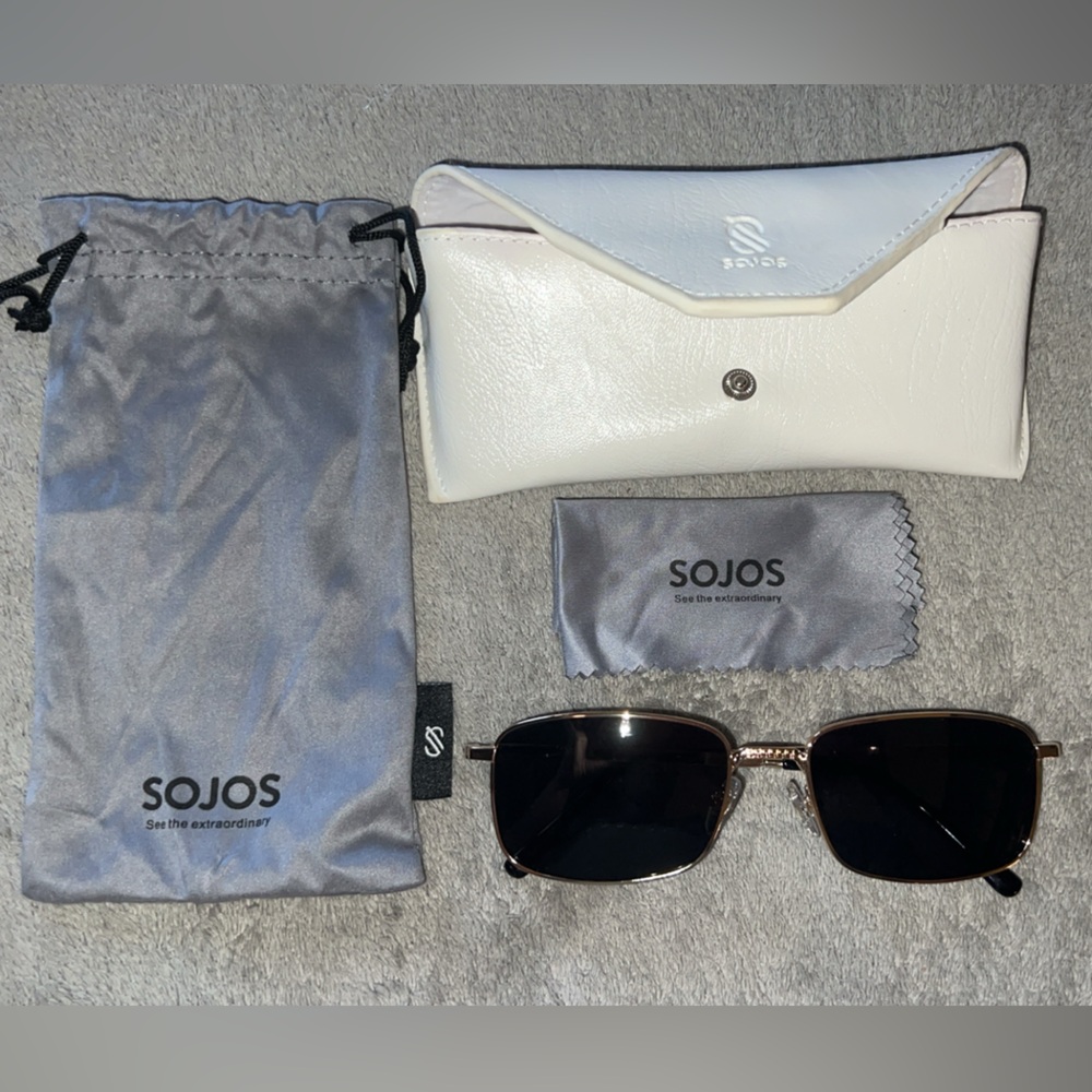 Sojos Black Sunglasses for Women